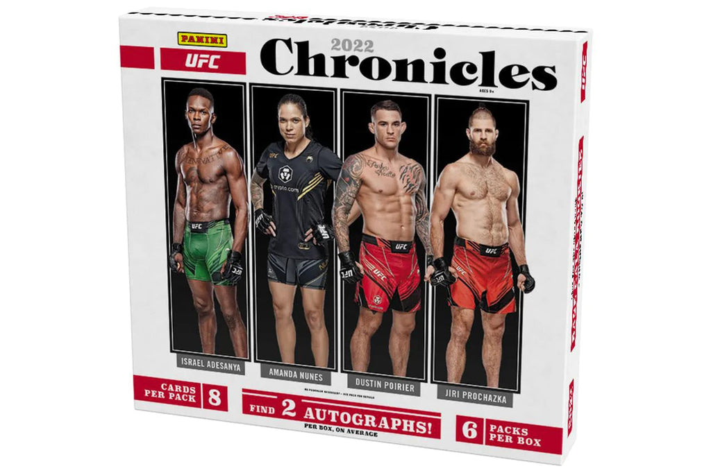 2022 Panini Chronicles UFC Hobby 3 Box Random Number Break #4