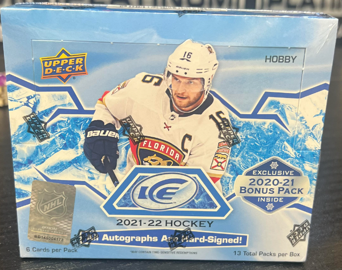 2021-22 Upper Deck Ice Hockey NHL Hobby Box