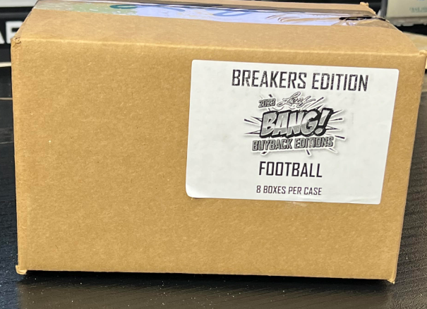 2023 Leaf Bang Buyback Breakers Edition Football 8 Box Case Random Teams #2