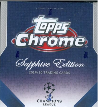 220/20 Topps UEFA Champions League Chrome Soccer Sapphire Edition Box